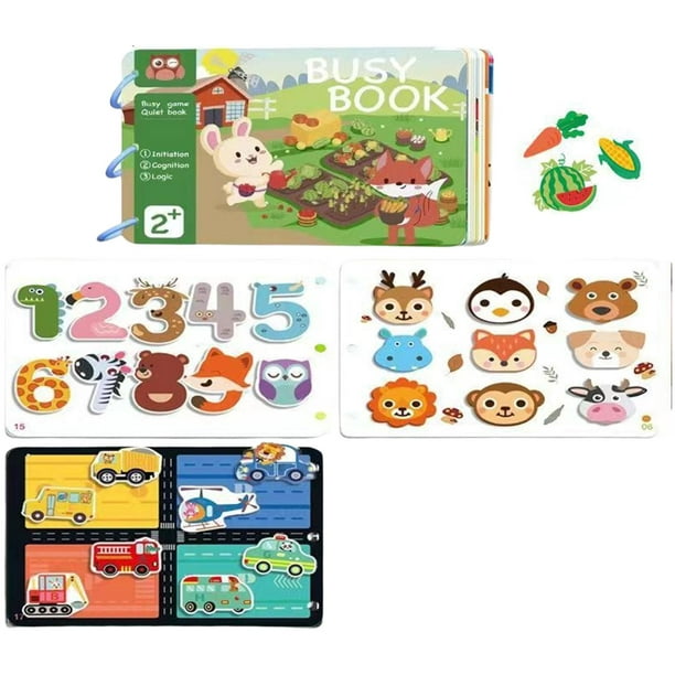 Libro educativo Niños Juguete Montessori Juguetes para niños 1-3