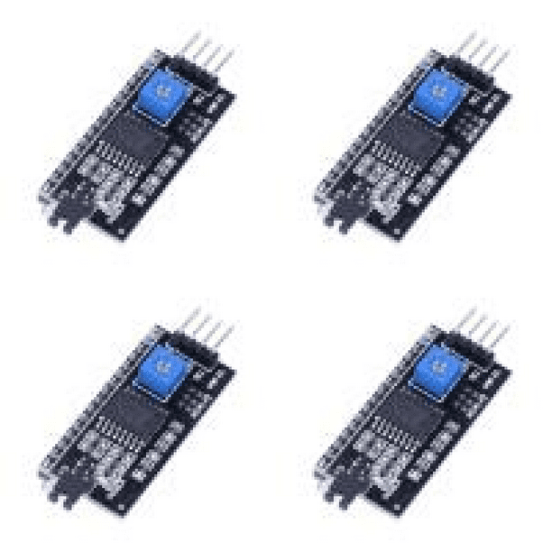 ECSiNG Lot De 5 Adaptateurs Série IIC I2C Pour Écran LCD1602 2004 - Module 5V Interface Réfléchissante