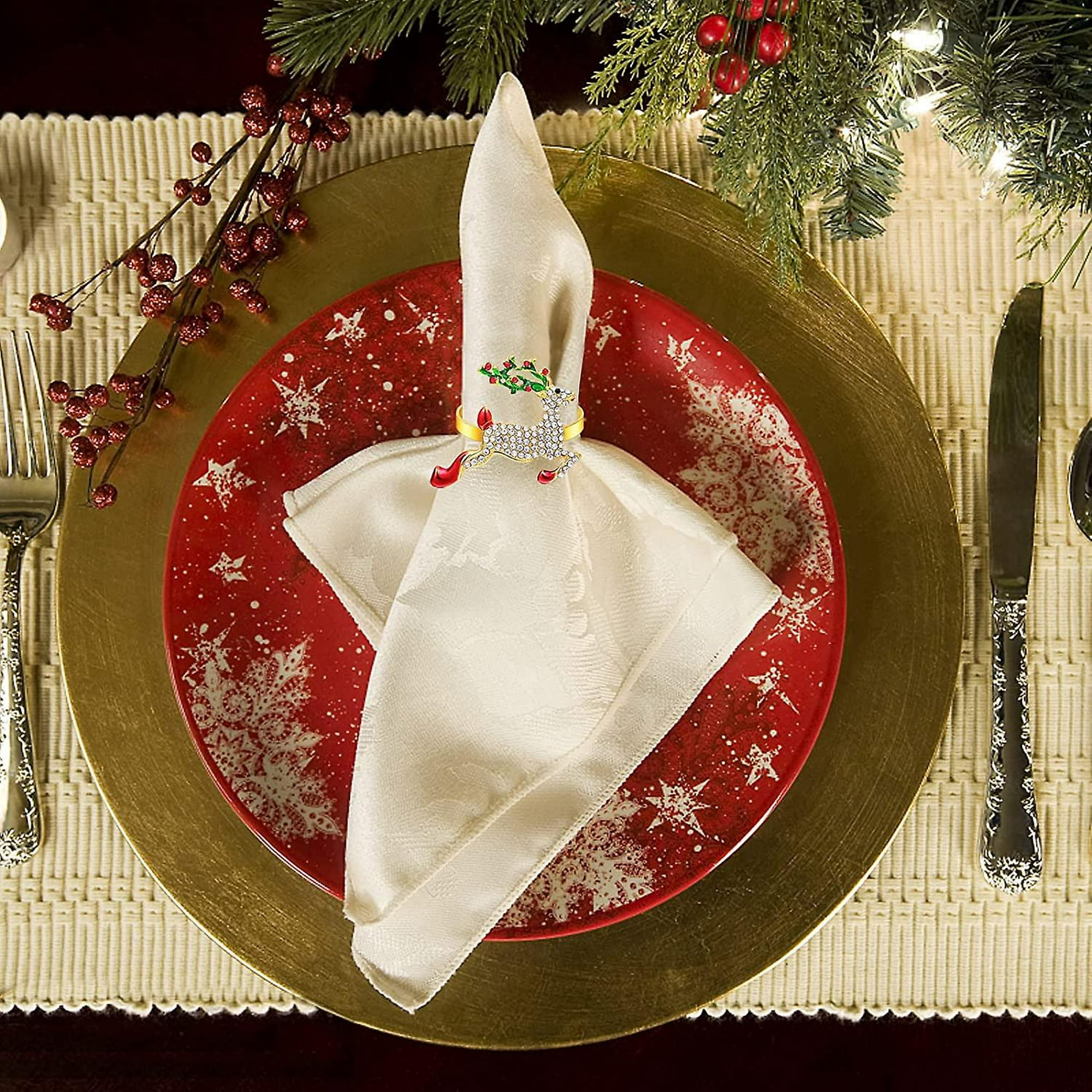 Servilleteros navideños con mucho encanto para vestir tu mesa