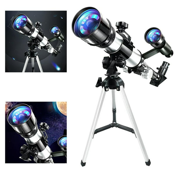 Telescopio con ocular digital - Telescopio refractador de astronomía 3.543  in de apertura 35.433 in. Para principiantes, niños y profesionales