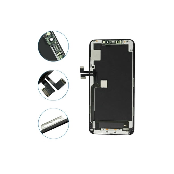 Écran de rechange pour iPhone 11 Pro, écran LCD tactile Kit d'accessoires  de montage pour A2215, A2160, A2217 (Incell, Noir) : :  High-tech