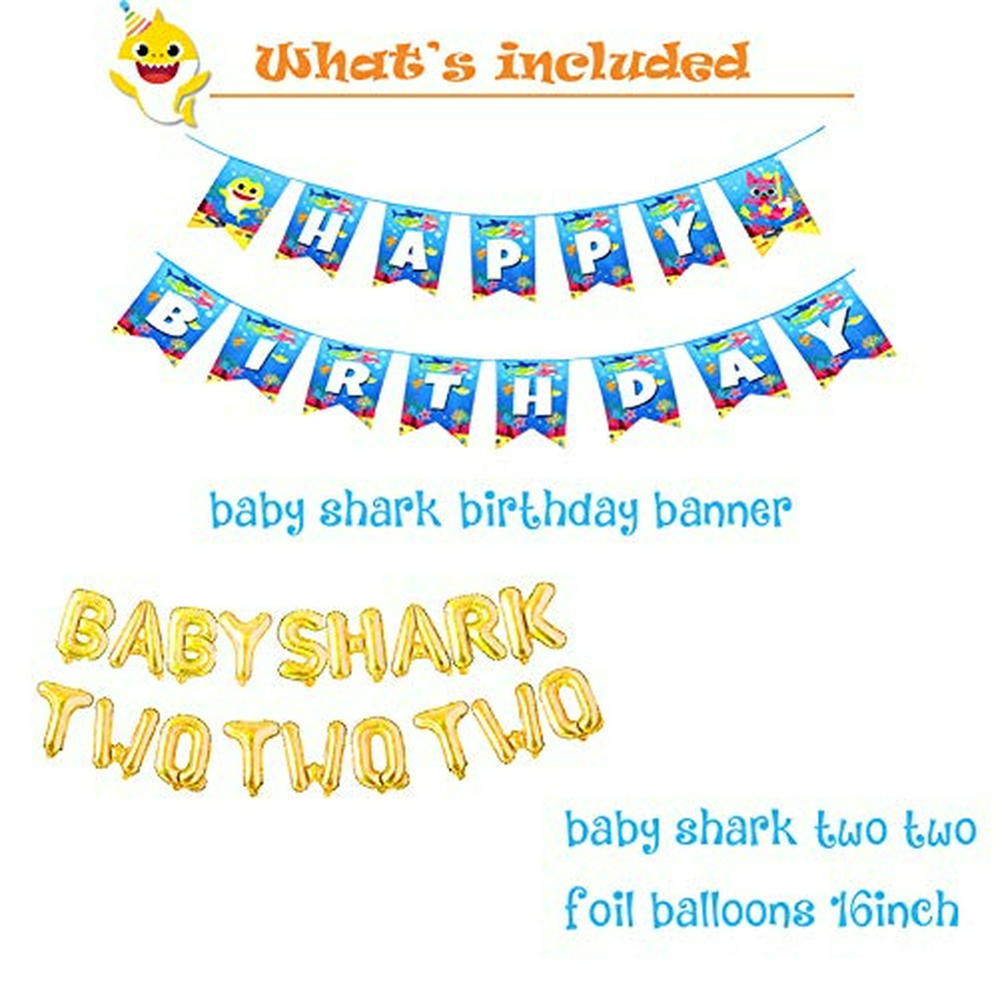 Cumpleaños Baby Shark KIT 