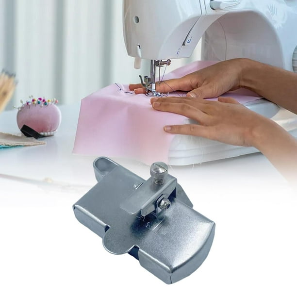 Guía magnética para coser en la máquina de coser.