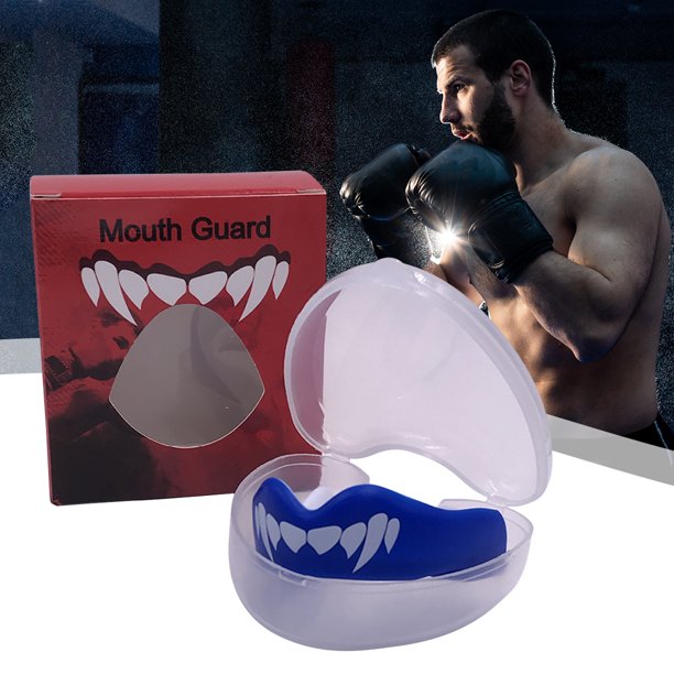 Protector Bucal Boxeo Deportes Taekwondo Guarda Dental Color (Azul)