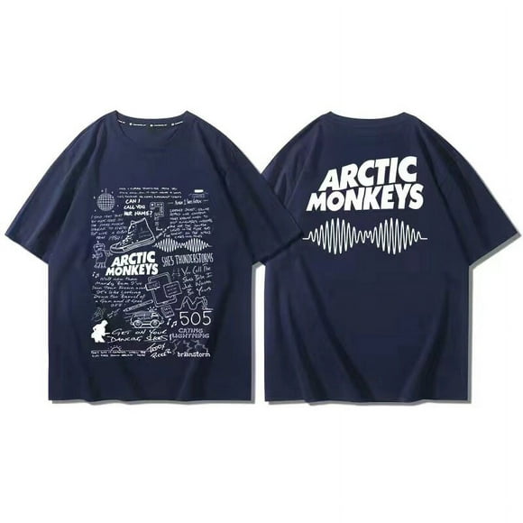 arctic monkeys rock band para hombre y mujer camiseta de algodón tops vintage de verano camiseta xuanjing unisex