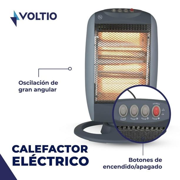 Calefactor Calentador Eléctrico Cuarzo 3 Niveles DISA Home