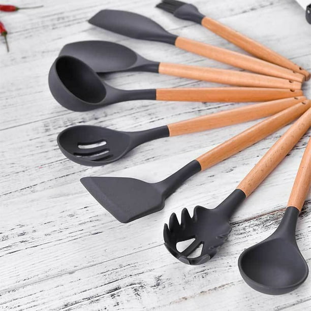 Juego de utensilios de cocina 10 piezas Utensilios de cocina de silicona  con A Genérico Utensilios de cocina