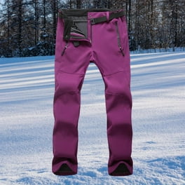 Pantalones de esquí para mujer Pantalones de nieve de esquí Pantalones de  nieve impermeables Slim Fleece lamiento grueso para las mujeres Salvador