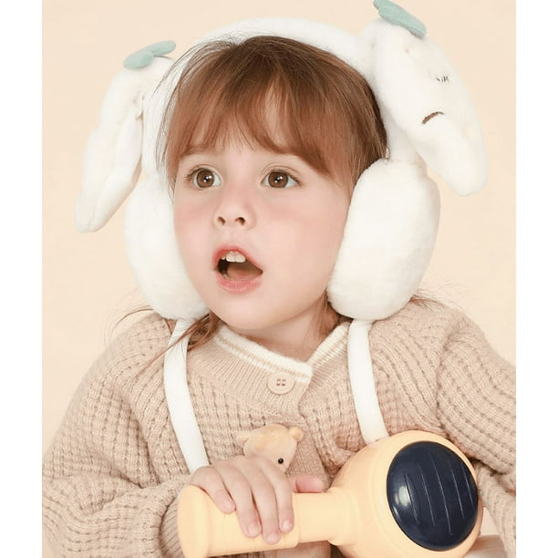 Orejeras de invierno para niños, cálidas orejeras de felpa a prueba de  viento, lindas orejeras para niños y niñas que pueden mover las orejas y  calentarlas (blanco) Excelente Rendimiento ER003284CYL