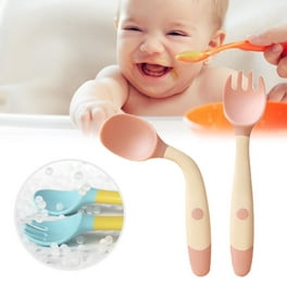 Utensilios Para Bebés Cuchara Tenedor Juego Niños Alimentación