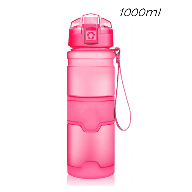 GENERICO Botella De Agua Motivacional 1000ml Botella 1 Litro