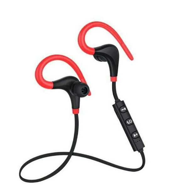 1 unidad Auriculares sin Cables Compatible con Móvil Inteligente Universal  rojo Hugo Auriculares Bluetooth