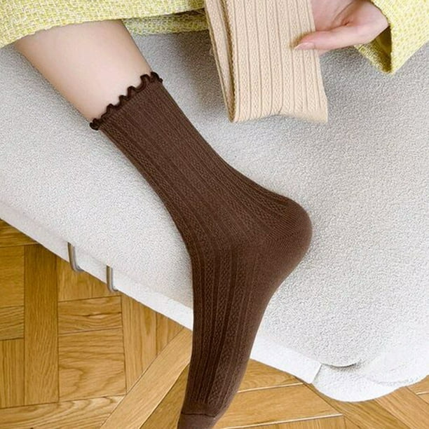 calcetines gruesos y cálidos de invierno para mujer, Calcetines sin  costuras para botas sin atadura Zhivalor CPB-ZRF771-1