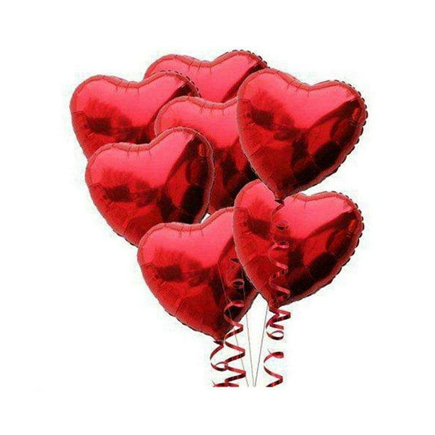 20 globos de corazón, globo en forma de corazón de 18 pulgadas