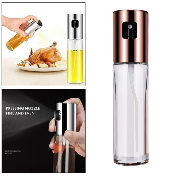 Pulverizador de aceite - Pulverizador de aceite de oliva para cocinar,  botella de spray para aceite, botella de vidrio versátil botella de aceite  de