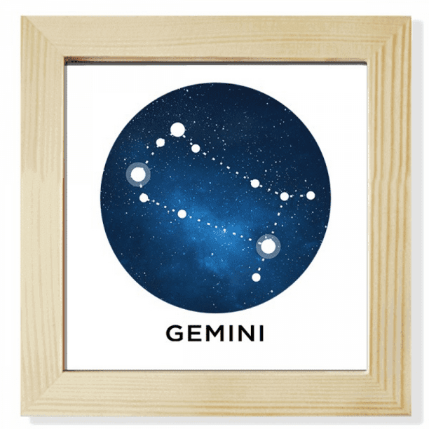 Tatuaje De Constelación De Géminis, Signo Dual