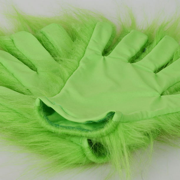 Guantes verdes de cosplay guantes de disfraz de felpa verde de poliéster  divertidos para fiestas de ANGGREK Otros