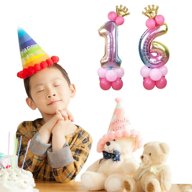 1 Pieza 40 Pulgadas Balones Del Número De Color Oro Y Color Plata De 0 A 9  Con Pajilla ,decoración De Fiesta De Cumpleaños Feliz Aniversario De Boda  Baby Shower, Moda de Mujer