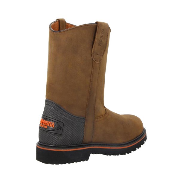 Botas Hombre California Piel Casuales Resistentes Comodas Durables cafe 30  CALIFORNIA 1300