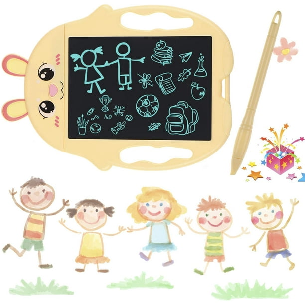 Adecuado para 3 4 5 6 años Niñas y niños Bloc de notas LCD 9 pulgadas Color  Doodle Pad Bloc de dibujo, 2-6 años Regalos de cumpleaños para niñas,  Regalos para niños