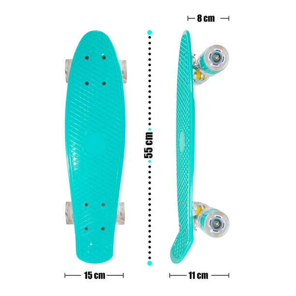 Skateboard 55 cm - Bleu