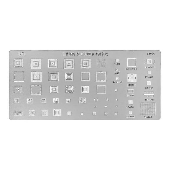 3pcs universal bga reballing stencils kit para mtk samsung htc huawei android shuxiuwang 8390613610041