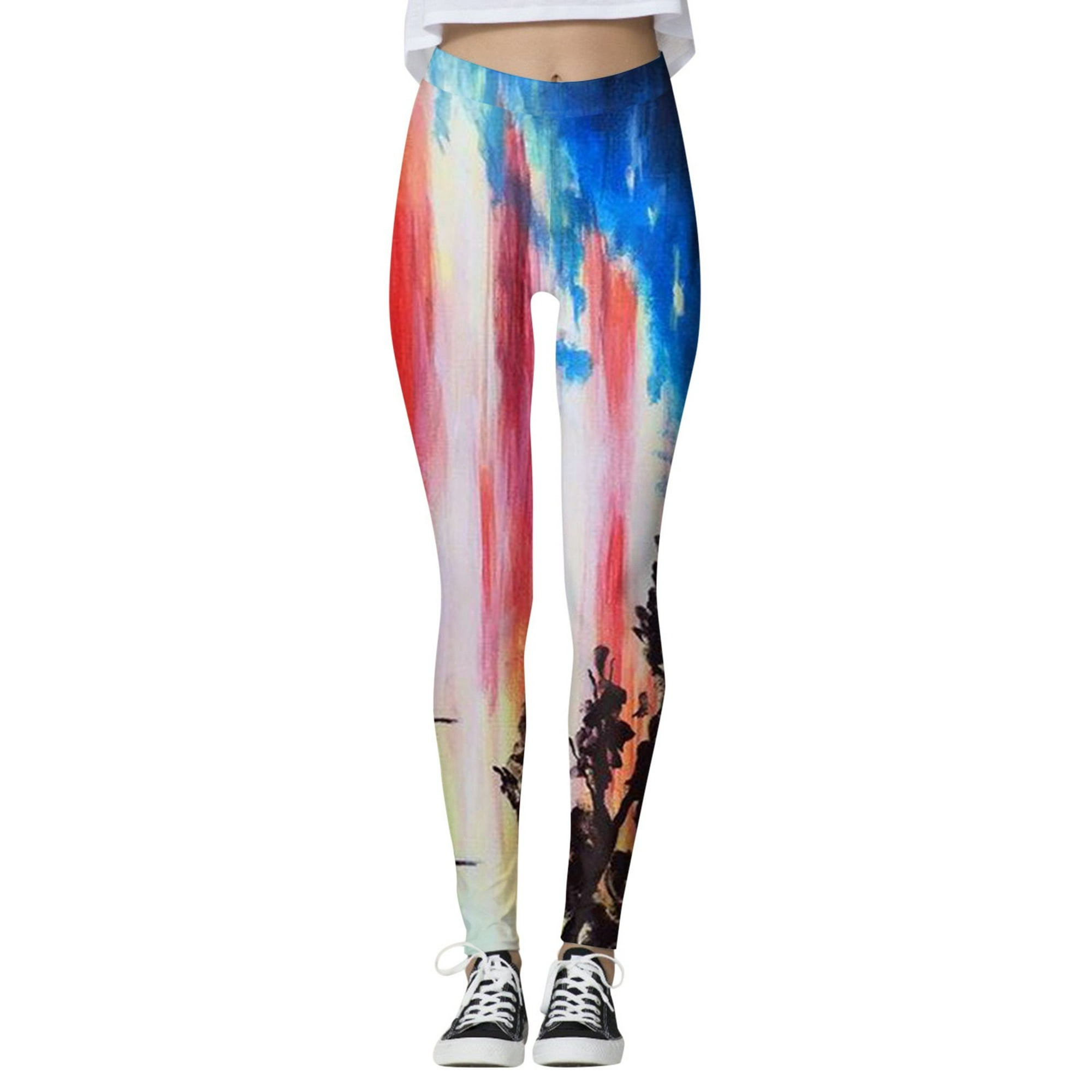 Gibobby Leggings Mujer Día la Independencia para las mujeres 4