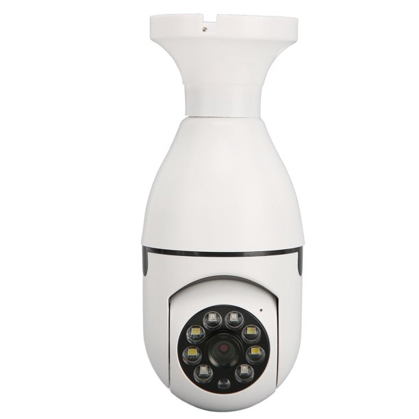 Cámara de seguridad con bombilla inalámbrica cámara de seguridad con  bombilla 1080P Soporte inteligente Detección de movimiento para el hogar  por la noche