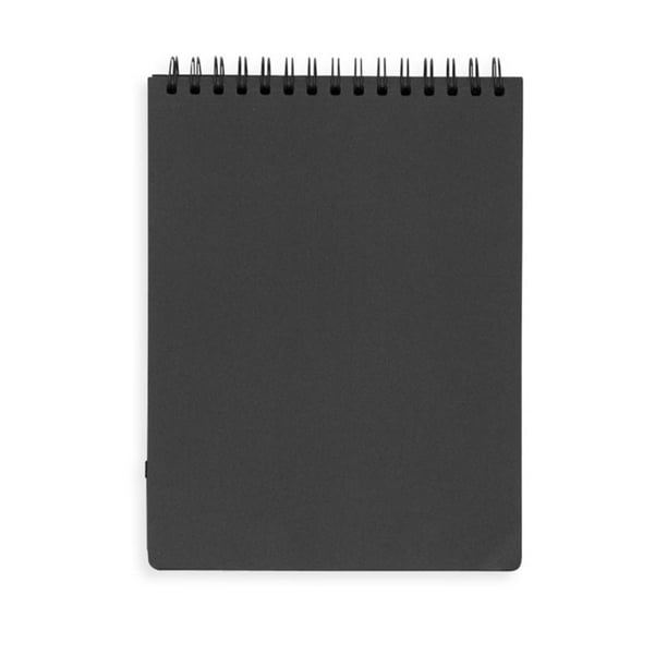 Ooly Cuaderno SKETCHBOOK grande 75 hojas - 118-SK-BLK - Cuaderno bocetos  papel blanco Ooly 118-SK-BLK