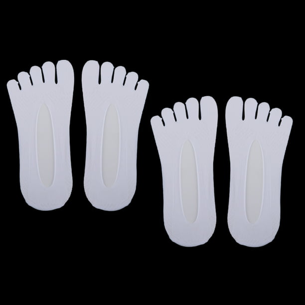 Calcetines con dedos del pie Calcetines con cinco dedos para mujer  Calcetines invisibles sin corte b Yinane Calcetín de cinco dedos para mujer