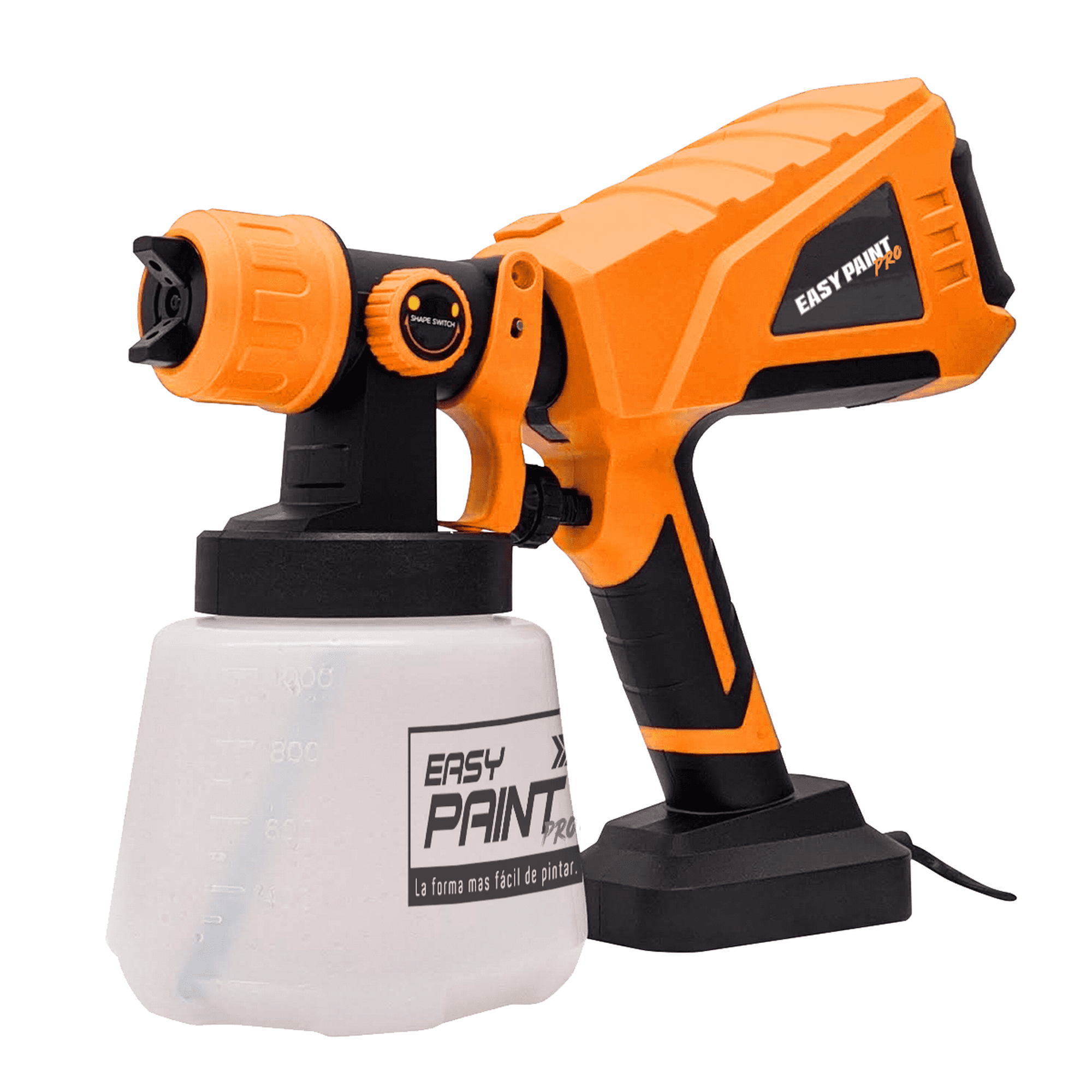 PISTOLA PORTÁTIL PARA PINTAR DE 600W CON BOQUILLAS REGULADORAS EASY