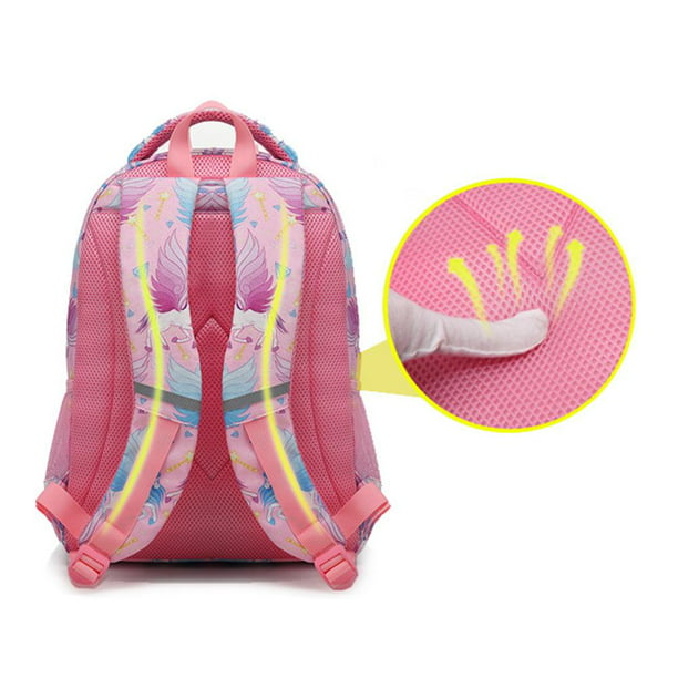 Juego de mochila para niñas y adolescentes, mochila escolar para niños con  bolsa para el almuerzo, estuche para lápices, mochilas escolares con diseño