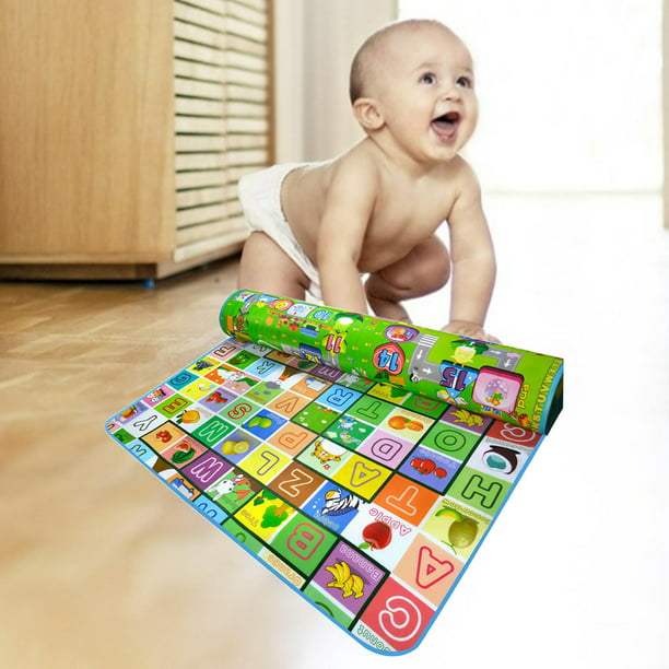 Tapete de juego grande para bebé para piso Tapete de juego ABC de