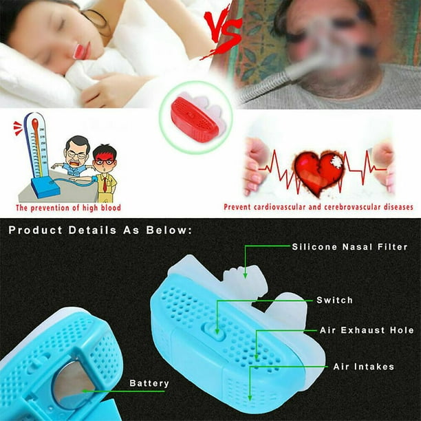 Antastichome Micro Cpap - Dispositivos antironquidos, Antastichome Sleep  Dispositivo de cavidad nasal antironquidos, Mini ayuda para dormir