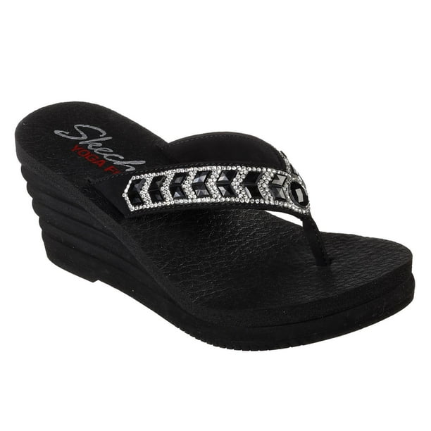 Sandalia Skechers Dama Yoga Foam 38694BLK negro 23 Skechers 38694BLK