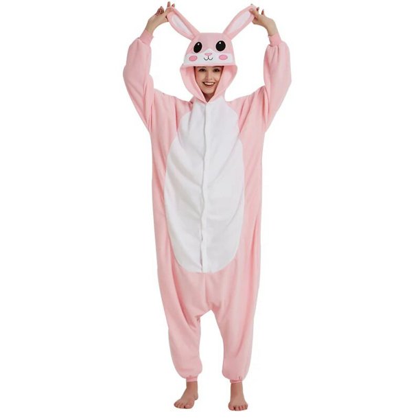 Disfraz de Animal adulto para hombre y mujer, pijama de una pieza de lana  para Halloween y Navidad, ropa de dormir para invierno