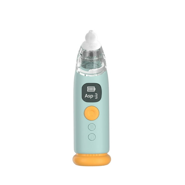  Aspirador nasal para bebé: Succión eléctrica de nariz para bebé,  aspirador de nariz para bebé, aspirador de nariz para bebé, limpiador de  nariz de moco con música y luz colorida 