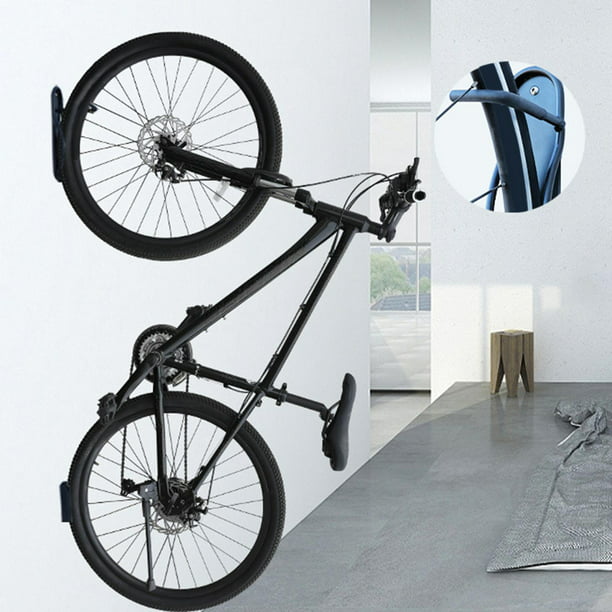 Soporte de pared para bicicleta, gancho de almacenamiento, soporte de  montaña, colgador de acero, accesorios de bicicleta montados en bicicleta,  kit