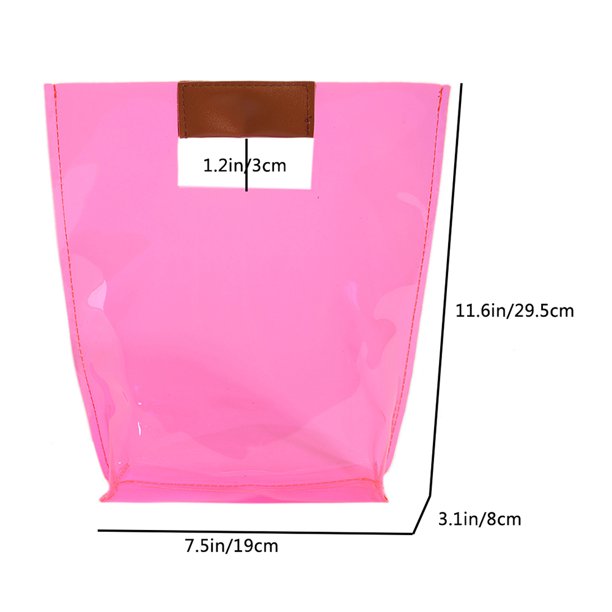 Bolsa transparente de moda para mujer, con letras transparentes de PVC,  para viajes y compras en la playa Tmvgtek Para Estrenar