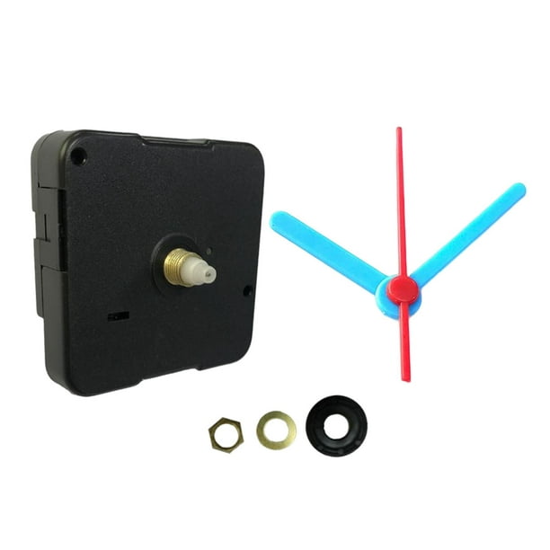 Reloj de pared para bricolaje, mecanismo de reloj de pared silencioso, kit  de reloj de pared de motor, movimientos de reloj de repuesto para el hogar