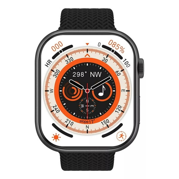 Reloj Inteligente Hk9 Pro Amoled Serie 8 Reloj Deportivo Com Color De La  Malla Gris