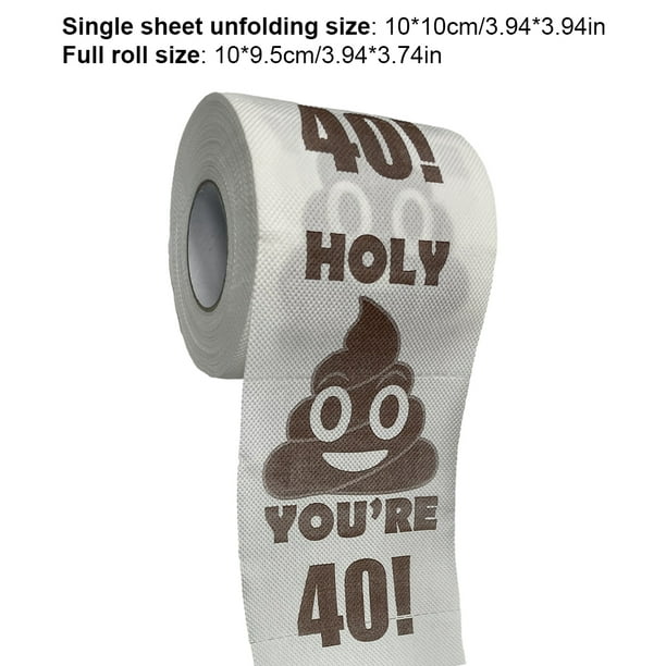 Divertido papel higiénico con bromas y acertijos impresos, rollo de papel  higiénico de 85 pies, acolchado para mayor comodidad, regalos divertidos