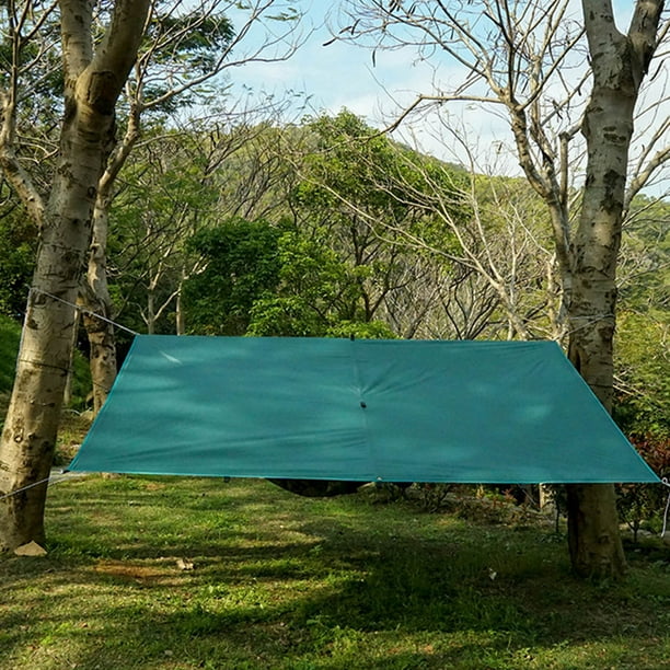 Malla suelo camping, verde, 3 x 4 m