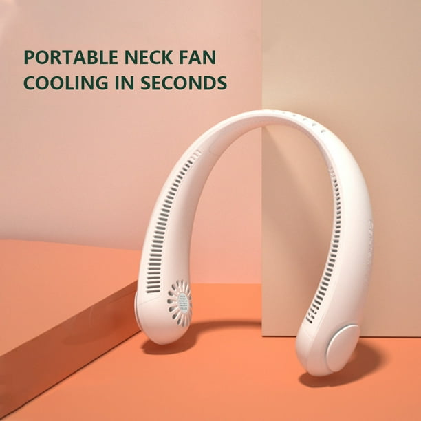 Ventilador portátil para el cuello ventilador personal ventilador para el  cuello sin aspas U