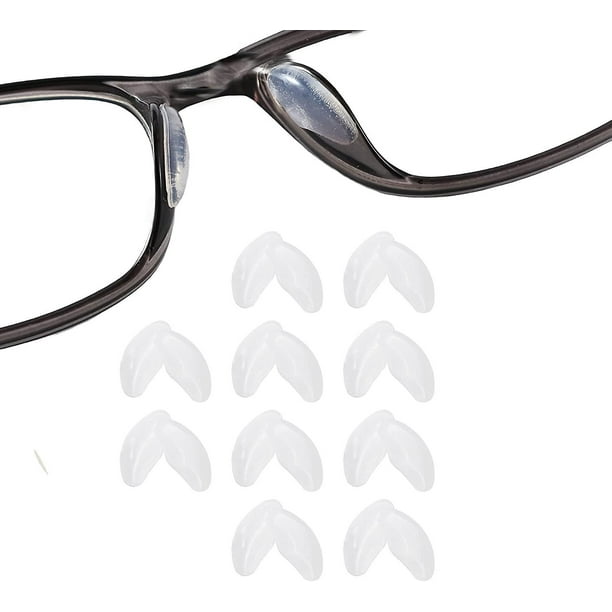 10 pares de almohadillas para la nariz de las gafas, almohadillas