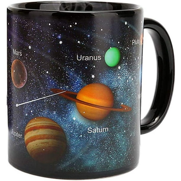 Tazas que cambian de color, taza de café dulce sensible al calor del  sistema solar - ACTIVE Biensenido a ACTIVE
