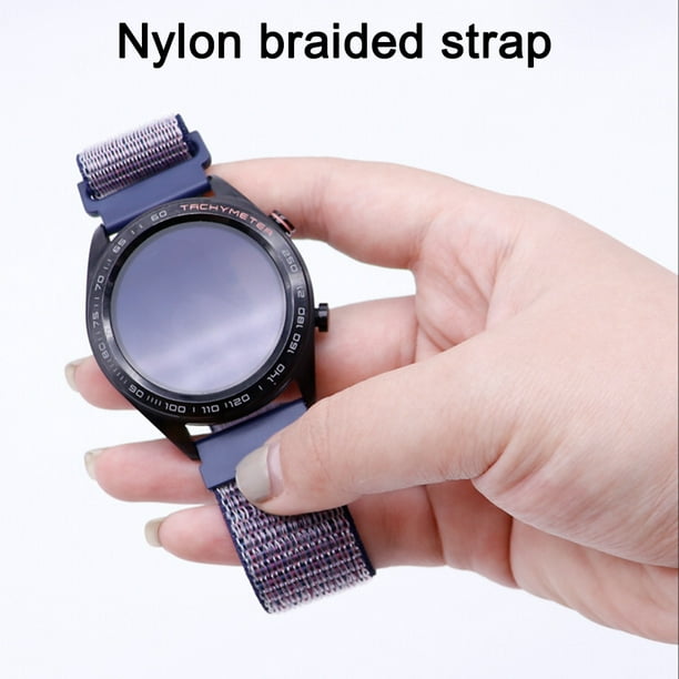 3 Pcs Correas de Nylon para Reloj 22mm Ajustable Correas Reloj de Nailon  para relojes y relojes inteligentes : : Moda