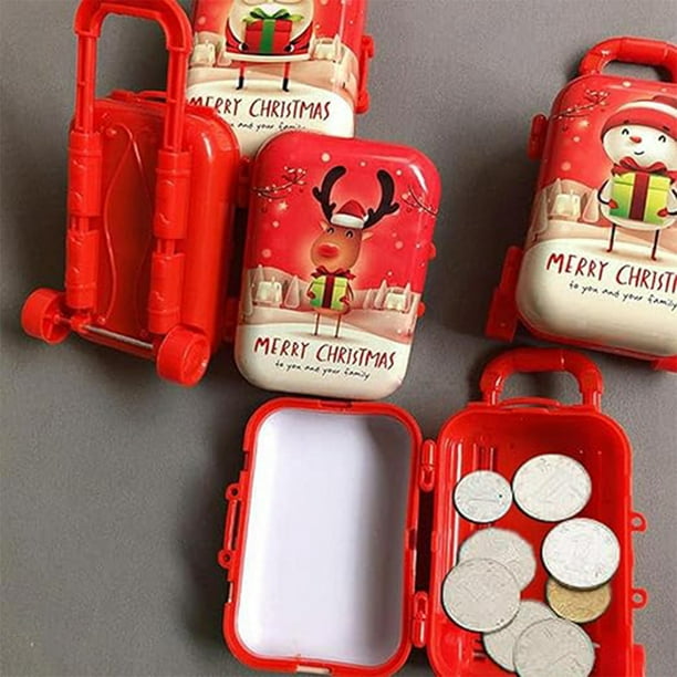 Mini caja de equipaje con ruedas para maleta, juguete de maleta resistente  y duradera, juguete para bebé, juguete de maleta para bebé, niños para bebé