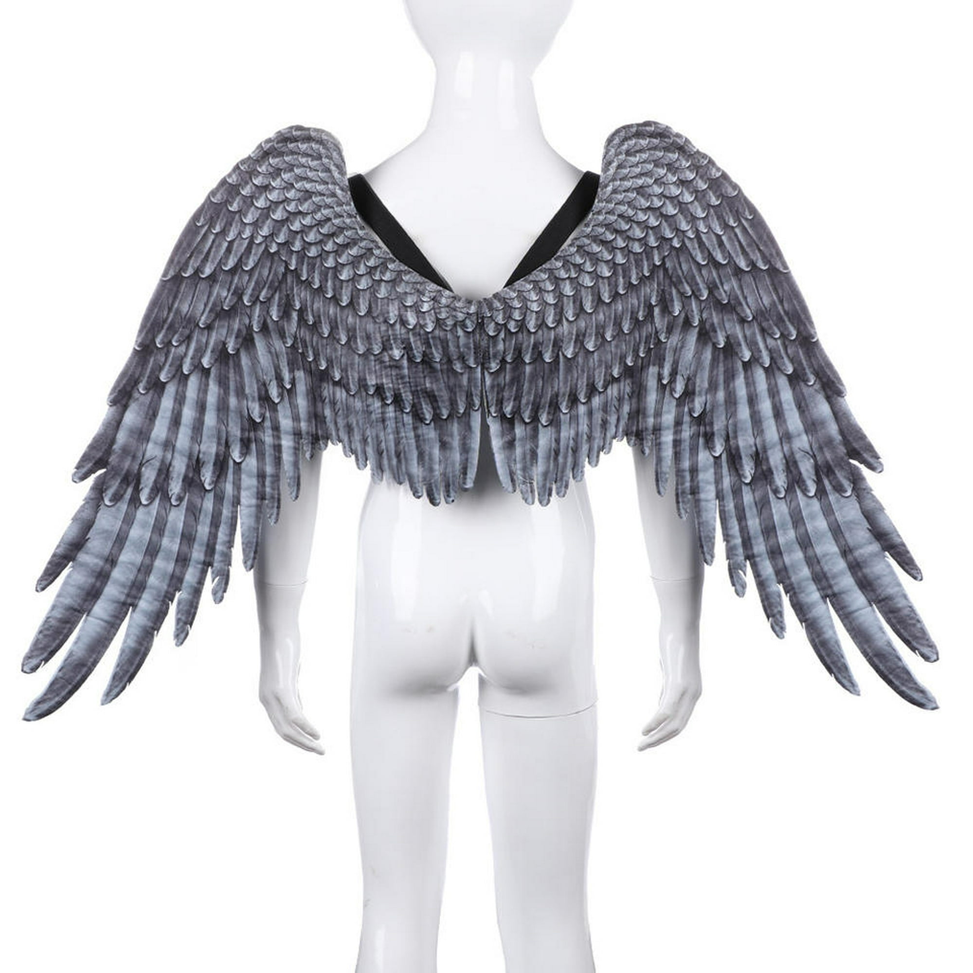 Alas de ángel de plumas Disfraz de cosplay para niños Alas de duende para  niños para mascarada (M) Ehuebsd libre de BPA