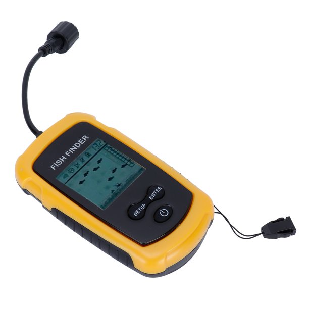 Buscador De Peces Detector Barcos Pesca Sensor Sonda LCD Fishfinder Fish  Finder